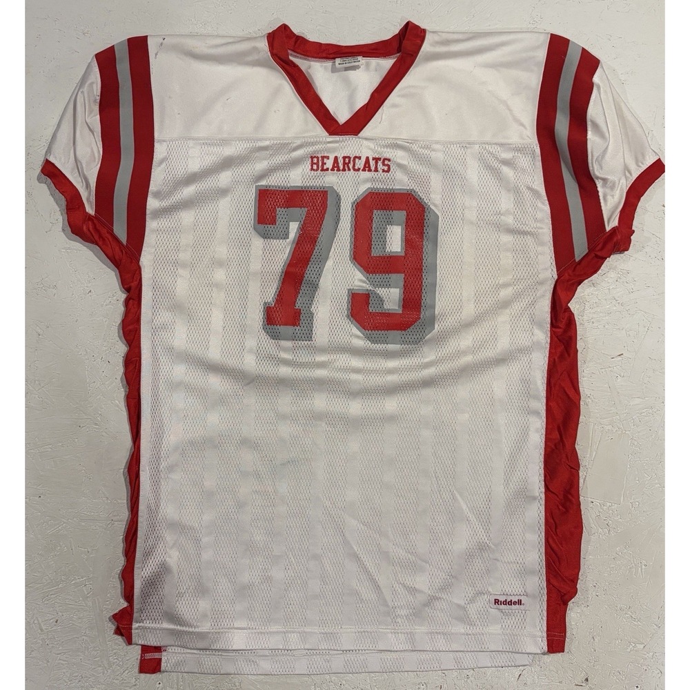 Vintage Cincinnati Bearcats‎ College Bowl Game Jersey Mens 3XL Riddell White Red